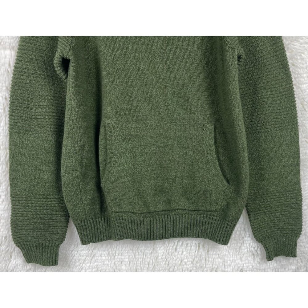 Bixby Nomad XL 16/18 Green Hooded Sweater Front Pocket Pouch Long Sleeve - Picture 5 of 8